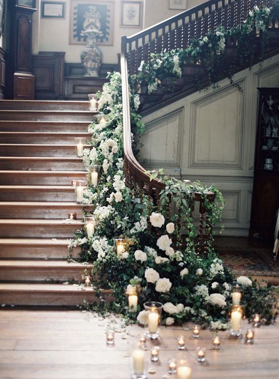 Imagine walking down these stairs on your wedding day!