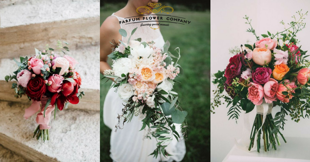 The 6 most popular types of wedding bouquets