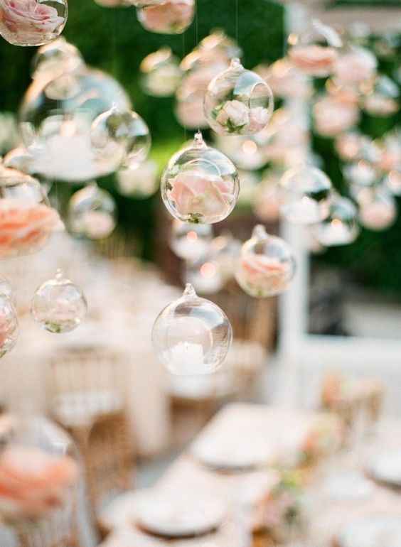 Floral infused ornaments. Absolutely stunning! 
